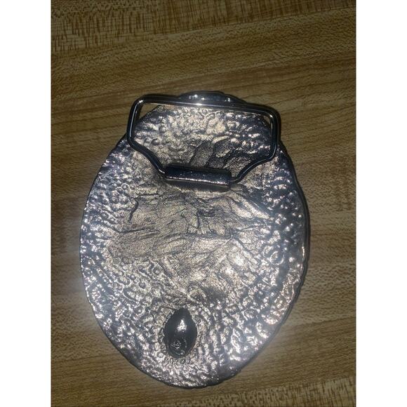 1988 Native American War Bonnet Belt Buckle Inlaid Turquoise Coral Sunset Trails - Picture 3 of 6